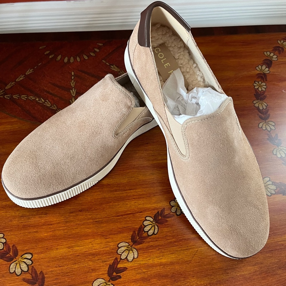 Cole Haan Men’s Nantucket Slipon Sneaker 8, 9.5, 10, 11 Birch Beige